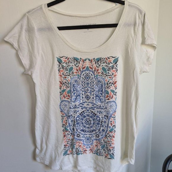 Lucky Brand Tops - Lucky Brand Hamsa Hand t-shirt
